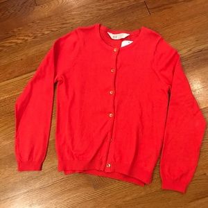 NWT Red Sweater Girls Size 6-8